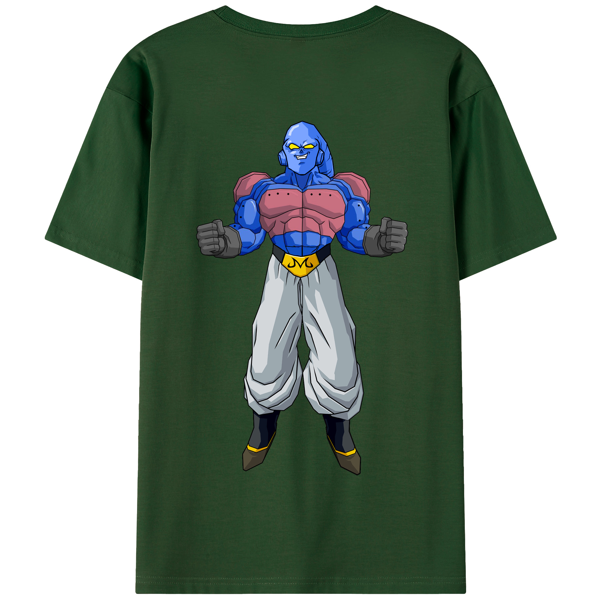 （画像用） ドラゴンボール 魔人ブウ DRAGON BALL Majin Buu 綿100％半袖Tシャツ（背面プリント）